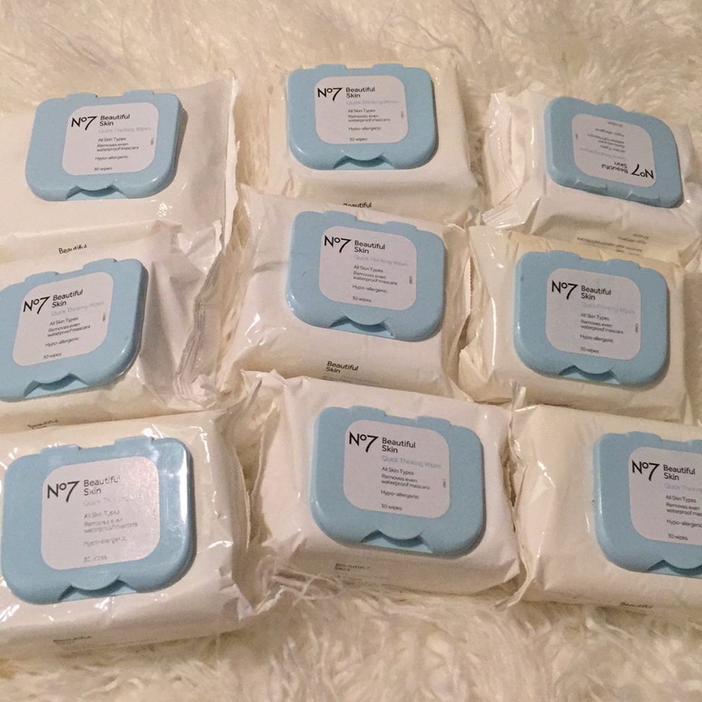 9 Packs of No7 Makeup Remover